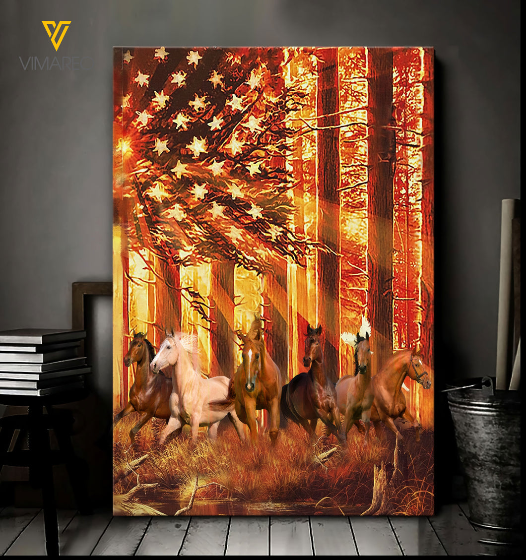 Horse Lover Canvas Printed DEC-HQ21