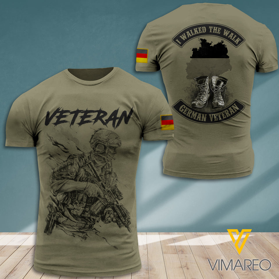 PERSONALIZED GERMANY VETERAN T-SHIRT