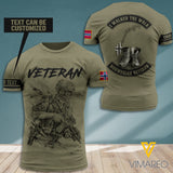 PERSONALIZED NORWAY VETERAN T-SHIRT