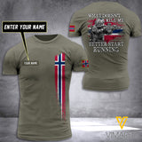 Customized Norway Army 3D Printed TShirt 1004NGBTH