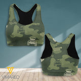 JEEP ARMY COLOR SPORT BRA/LEGGING