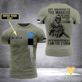 Customized Estonia Soldier 3D Printed Storm Shirt EZA134