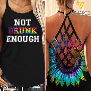 DRUNK BESTIES CRISS-CROSS OPEN BACK TANK TOP