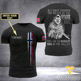 Customized Norway Soldier 3D Printed Shirt EZD074